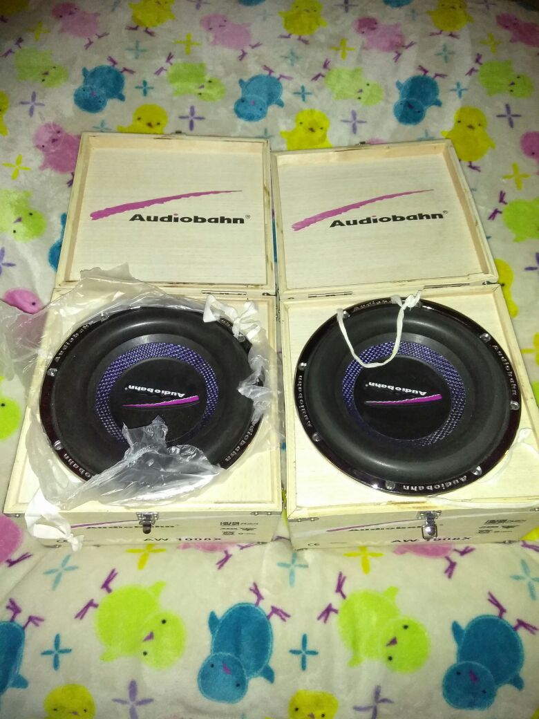 VERY RARE AUDIOBAHN NEO SUBS
