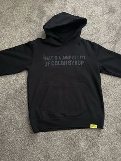 Awful lotta cough syrup hoodie Brand new Size M