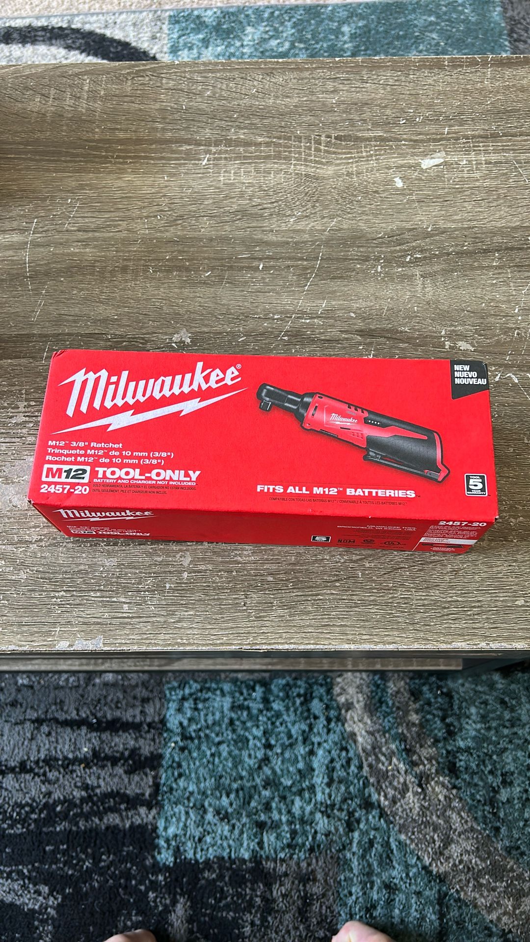 Milwaukee M12 3/8 Ratchet Brand New Never Used