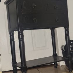 Black Wood Table