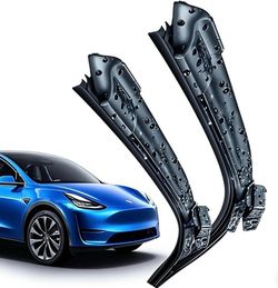 26" + 20" Wiper Blades for Tesla Model Y 2018-2025(Not Fit Juniper), All-season Automotive Replacement Windshield Wipers for My Car,Direct Fit Beam Bl