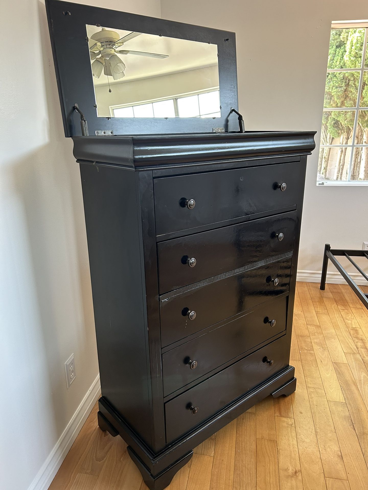 Six-Drawer Dresser and Six-Drawer Chest