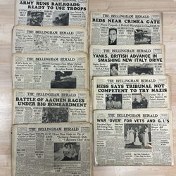 Vintage Newspaper Read Description 