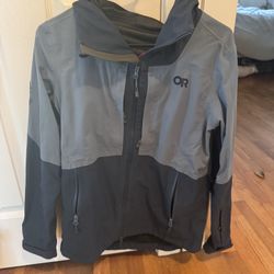 outdoor research rain shell women xs