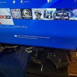 PS4 With 2 Controllers 