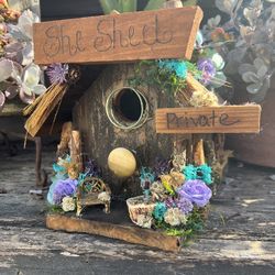 She Shed Birdhouse