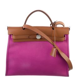 Hermes Hermès Toile Militaire & Vache Hunter Herbag Zip Retourne 31