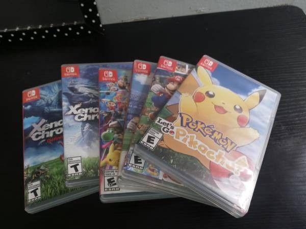 6 EMPTY Original Cases Nintendo Switch