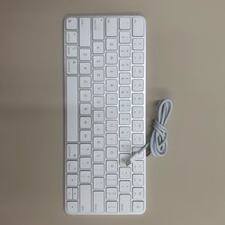 Apple Keyboard with Charging Wire
