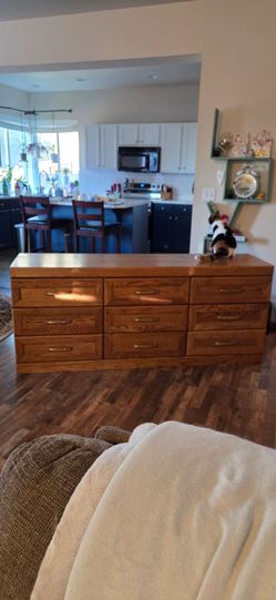 Solid oak dresser