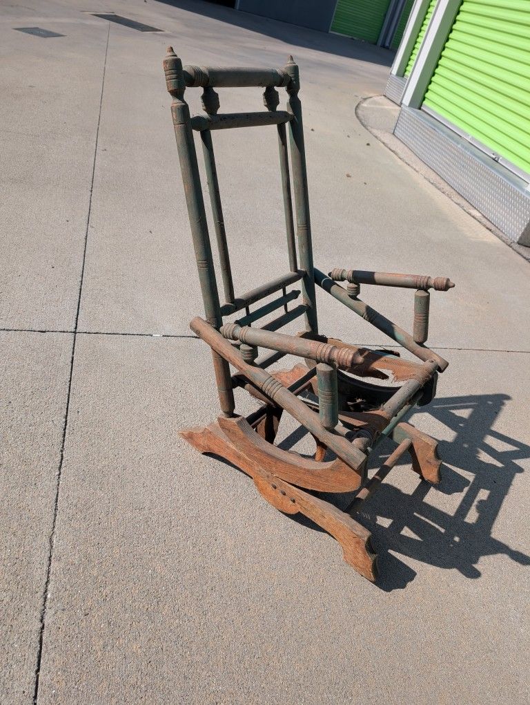 Antique Indian Rocking Chair
