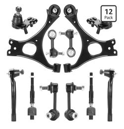 12PCS Front Lower Control Arms with Ball Joints for 2006-11 Honda Civic 1.8L