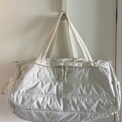 Gym Travel Duffel Bag (Ivory)