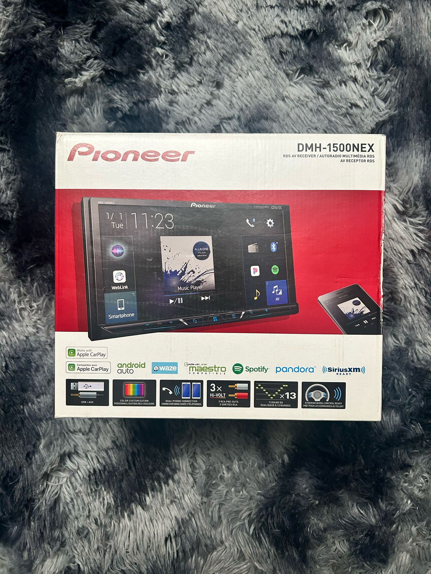 Touch Screen Car Radio // Pioneer RDS AV Receiver