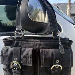 Vintage Black  Soho Tote 