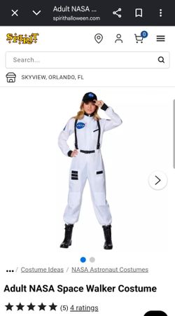 Astronaut Women Costume Size M