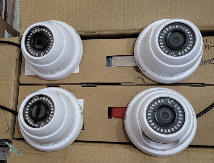4 CCTV Security Cameras With Recorder❗️INSTALLED❗️INSTALADAS 💯