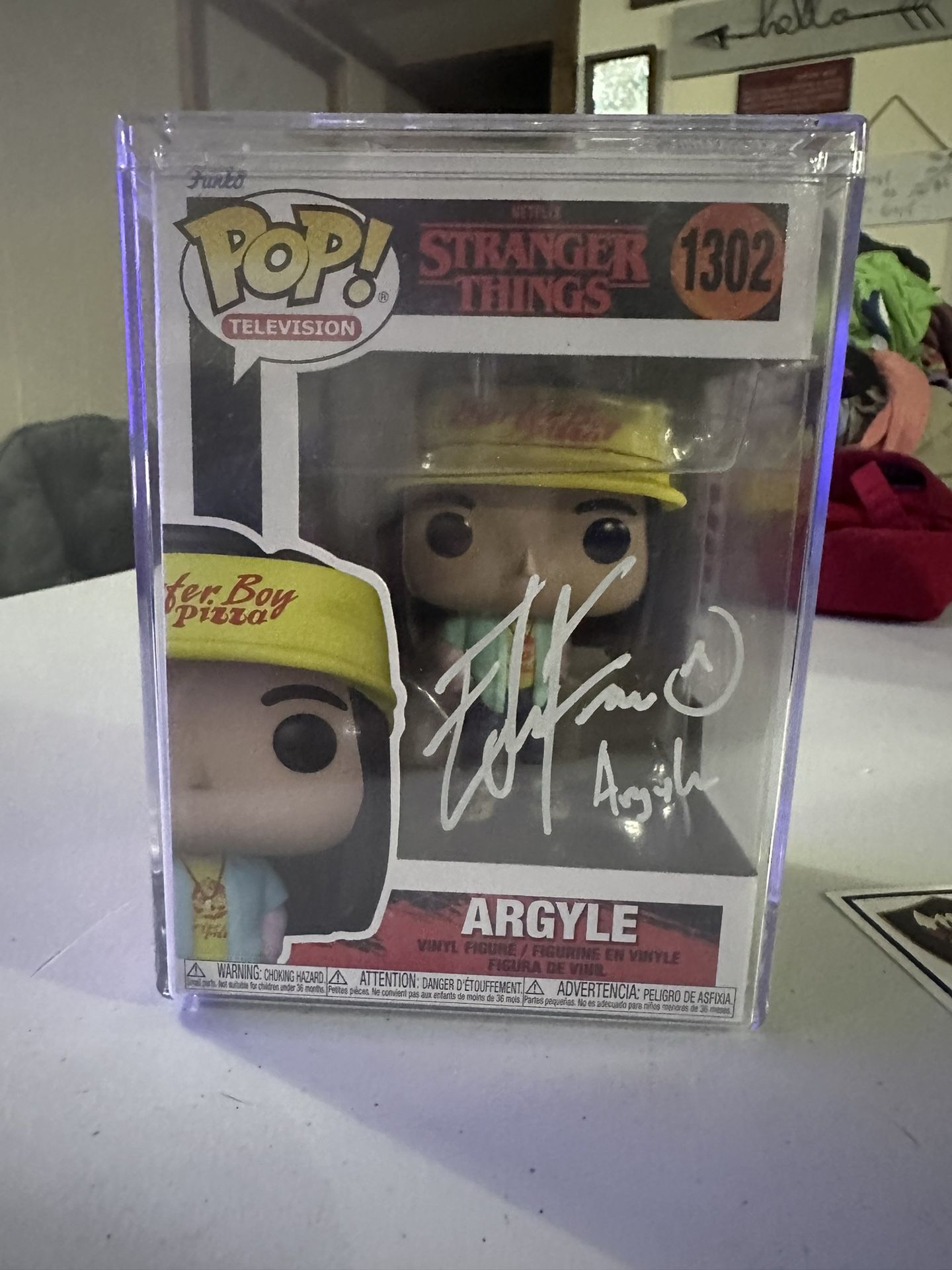 Stranger Things Funk Pop Eduardo Franco Signed