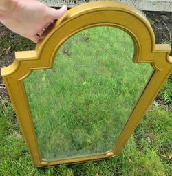 Heavy Duty Gold Hanging Mirror