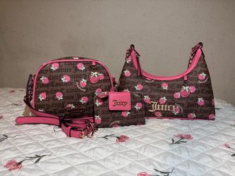 Juicy Couture Strawberry Print Bag Set