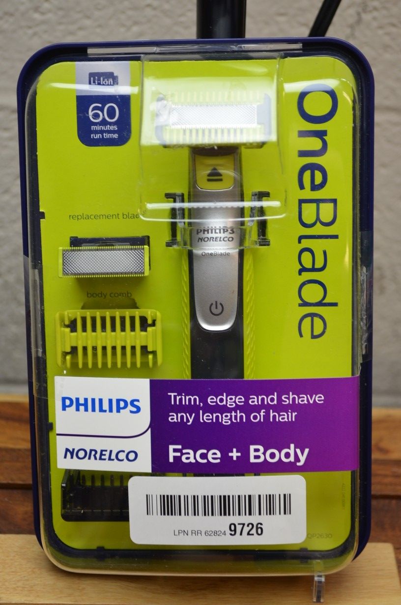 Philips norelco oneBlade one blade face + body trimmer shaver QP2630/70