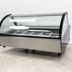 NSF Gelato case Dipping Freezer Ice Cream Cabinet DW-6R