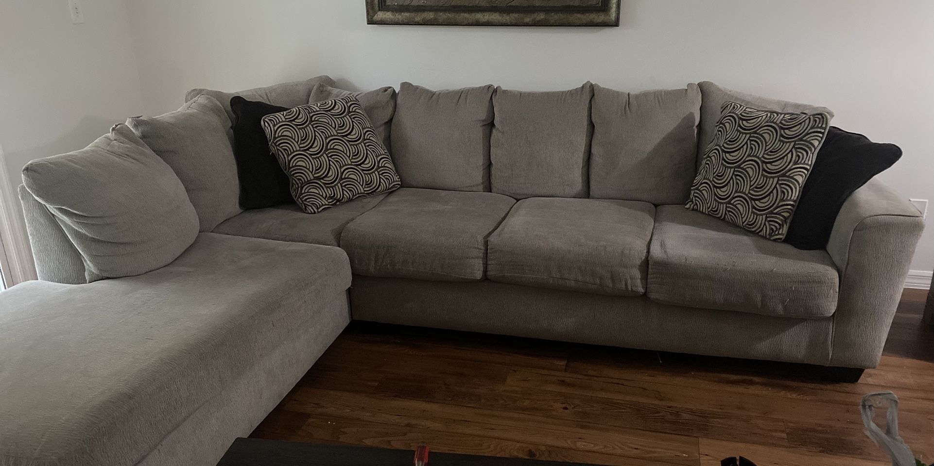 Beige Modern Sectional