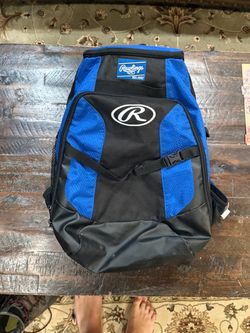 Rawlings Baseball Backpack Blue and Black