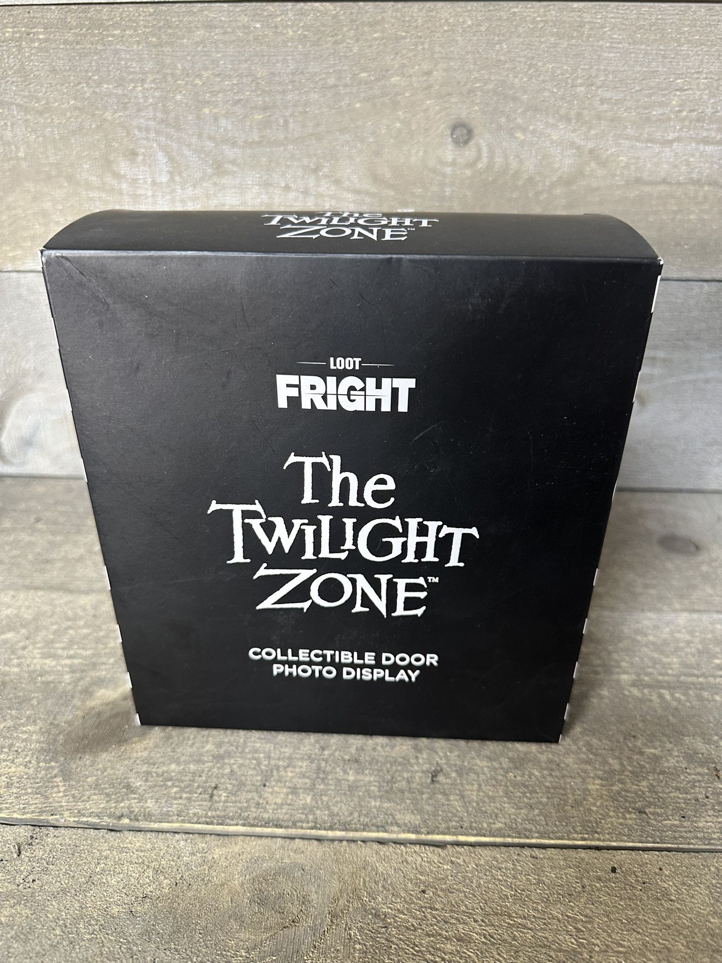 The Twilight Zone Collectible Door Photo Display NEW 2021 Loot Fright Crate