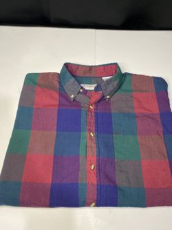 McGregor Classics Vintage Long Sleeve Button Down Shirt Mens Size XL