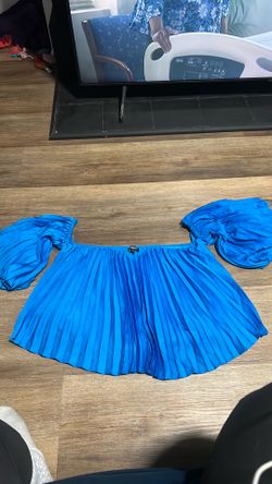 Express off the shoulder pleated top. $5