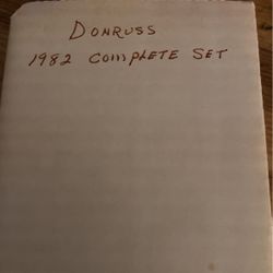 1982 Donruss Complete Set