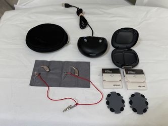 Zircon 2 Hearing Aids with C-1A2 Charger, ProWax miniFit Filters & Case