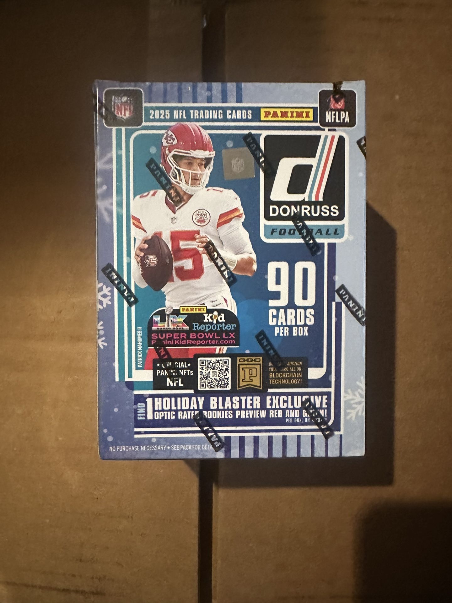 2025 Panini Donruss Football Holiday Value Blaster Box