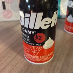 Gillette Shave Foam $2 Each