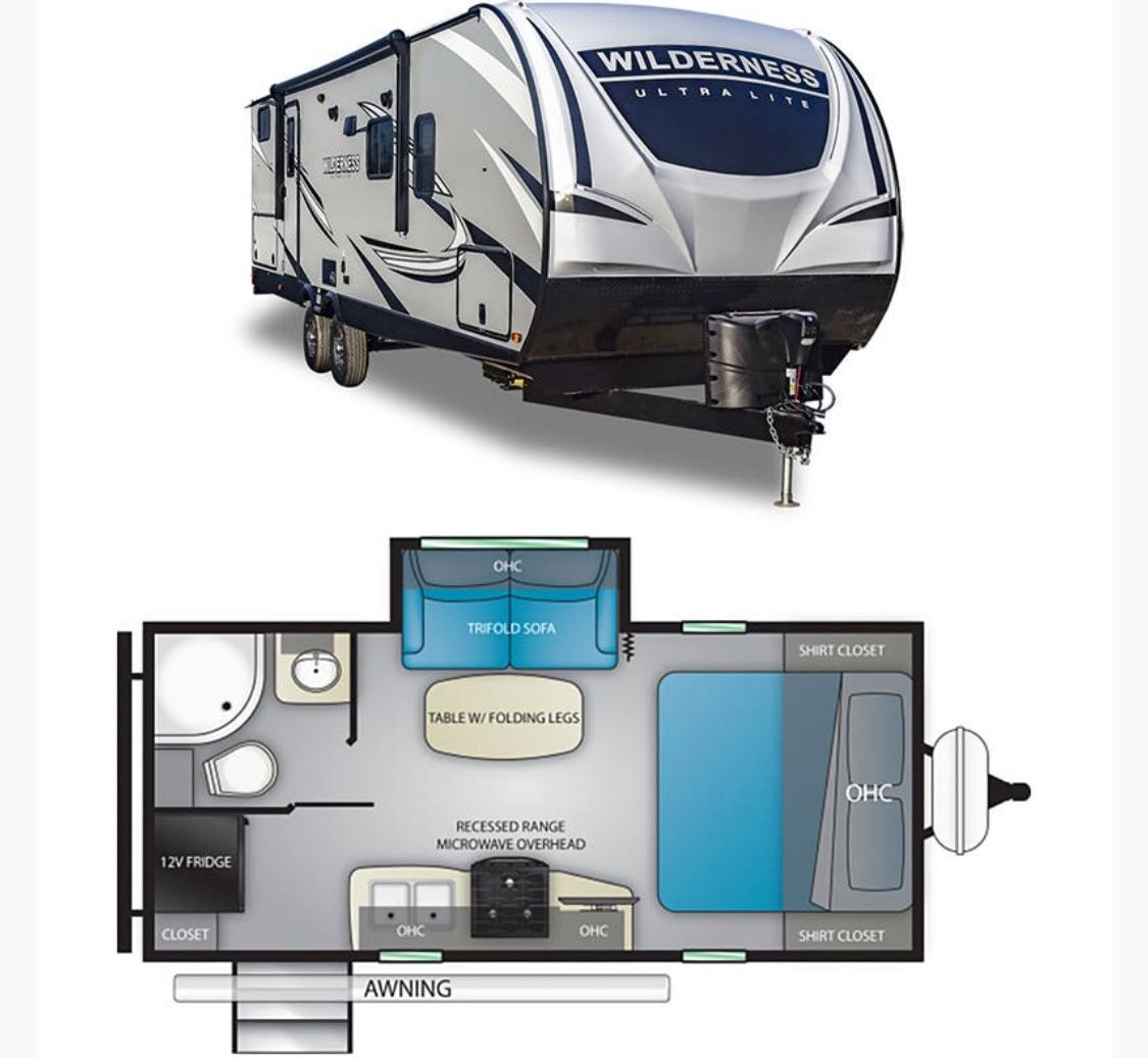 2021 Heartland Wilderness 2121RB Trailer