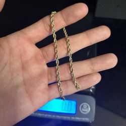 14k Rope Bracelet