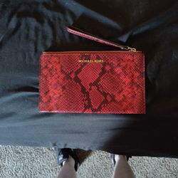 Michael Kors Snake Clutch Bag