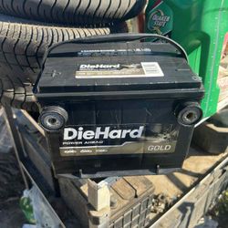 In Good Condition Die Hard Gold Side Post car Battery 100% Charge