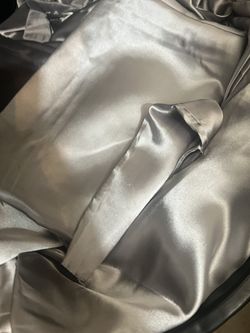 Silver Satin Chair Covers (300) Pieces 