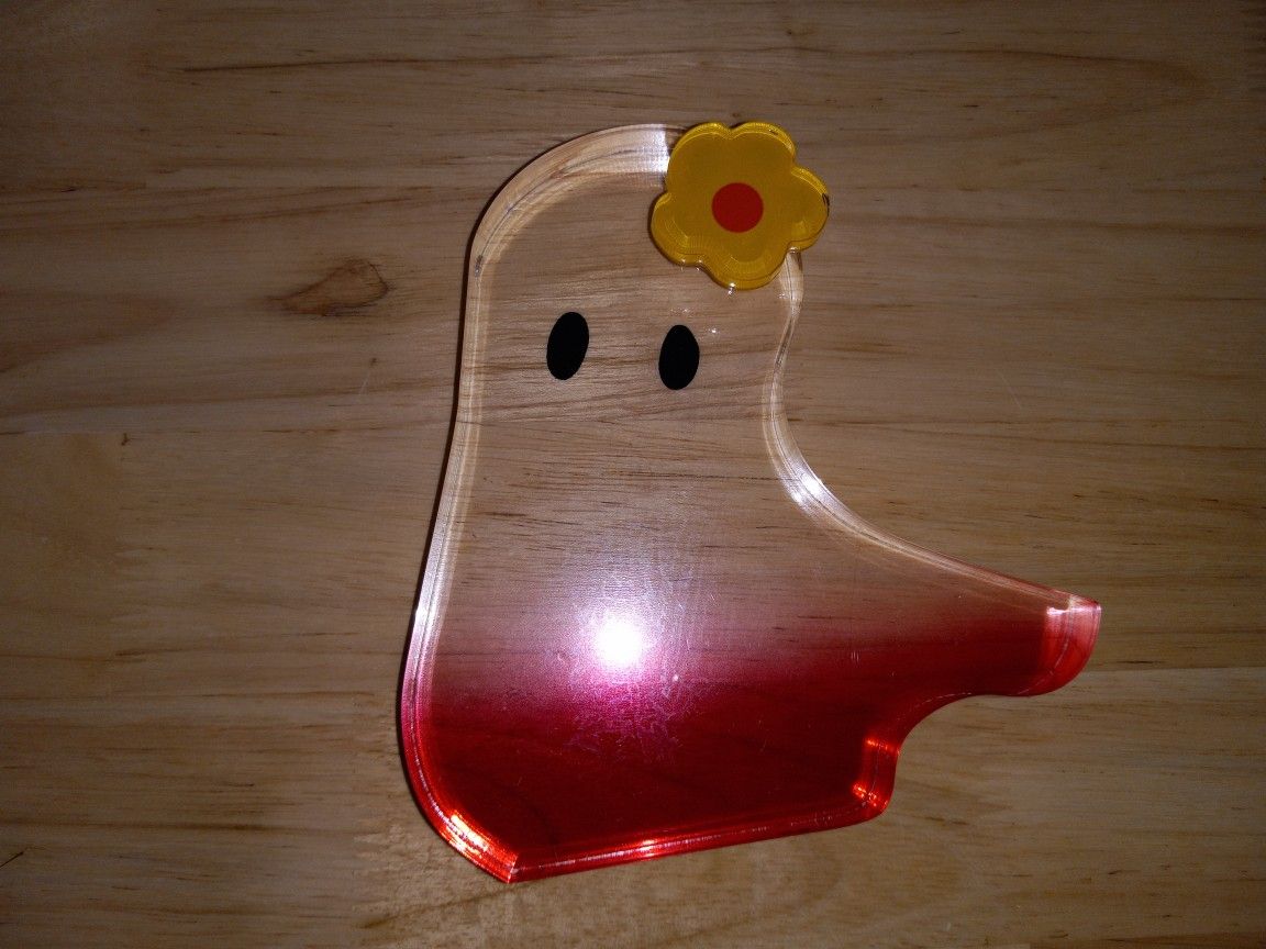 Halloween/Summerween Clear Resine Girl Ghost