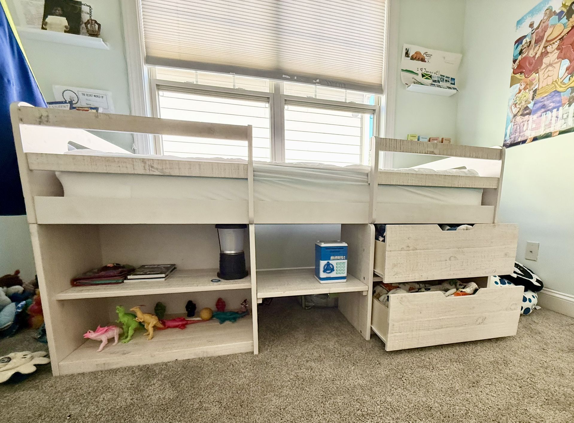 Twin Storage Bed With Mattres