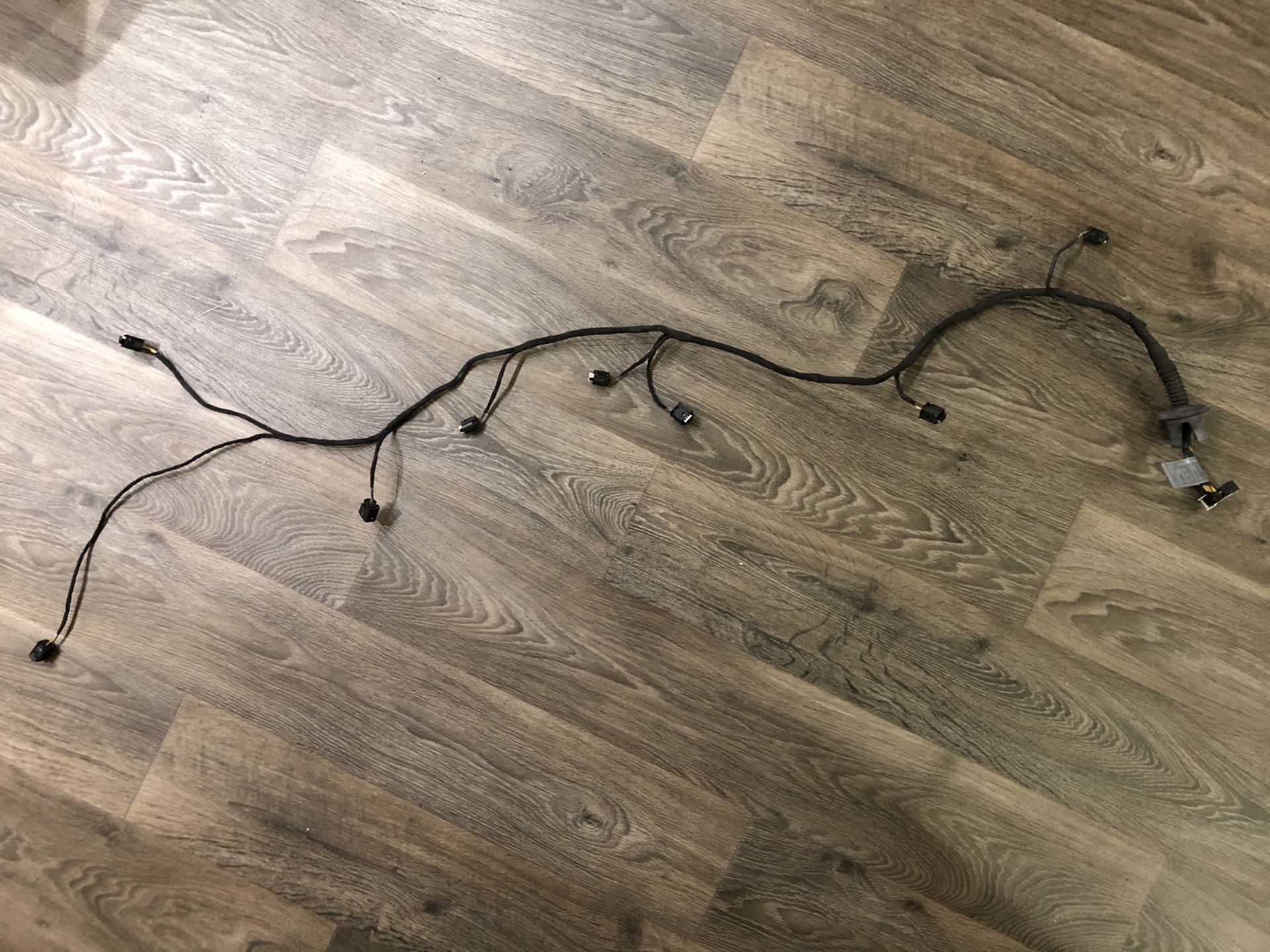 BMW M6 rear bumper PDC wiring harness.