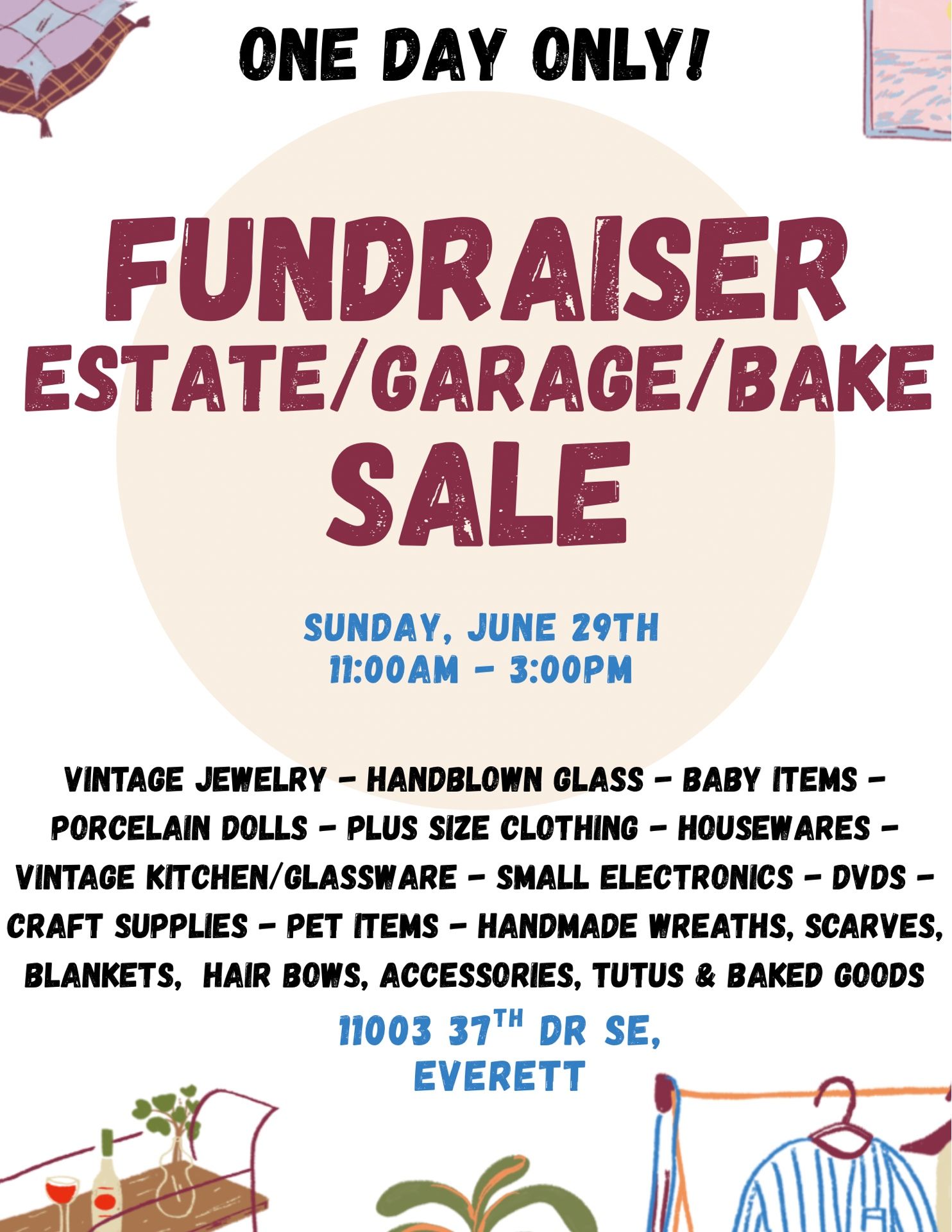 Everything 50% OFF - in-person Sale Happening NOW