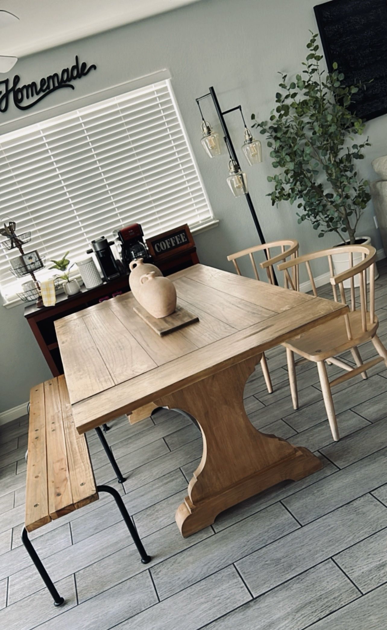 Dining Table And Magnolia Bench 