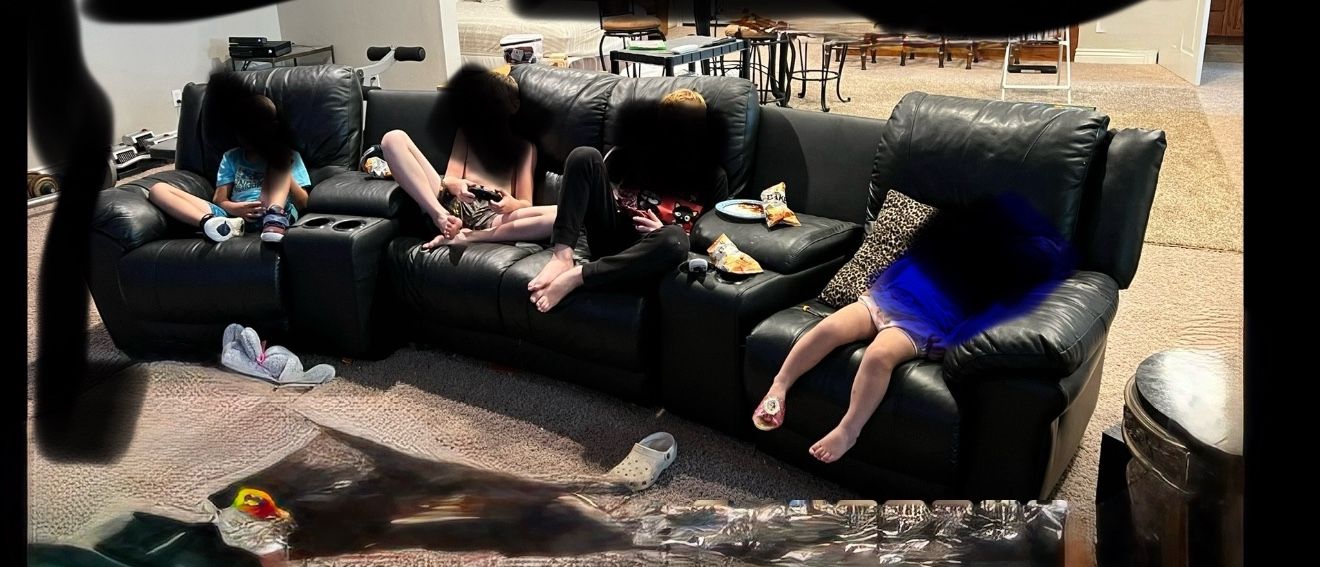 Great Game Room Couch.
