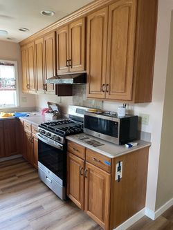 Kitchen cabinets