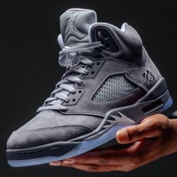 AIR JORDAN 5 “WOLF GREY “ SIZE 10.5 MENS 