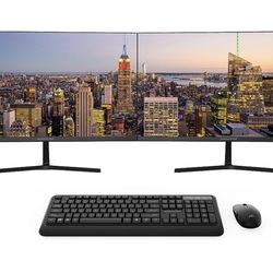 Monitor And Keyboard Set 