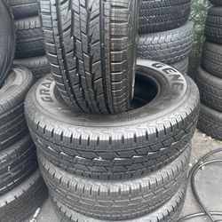 GOOD USED TIRES GENERAL LT245 /75 R17 AND WE HAVE MANY SIZES P255 /70 R18 . P275 /65 R18. P265 /70 R16. P265 /70 R17. P245 /75 R16